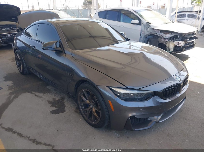 2018 BMW M4 VIN WBS4Y9C57JAG62929 IAAI salvage auction — REAR END, Salvage Title, sold $16,875 on 2026-07-22 (photo 1)