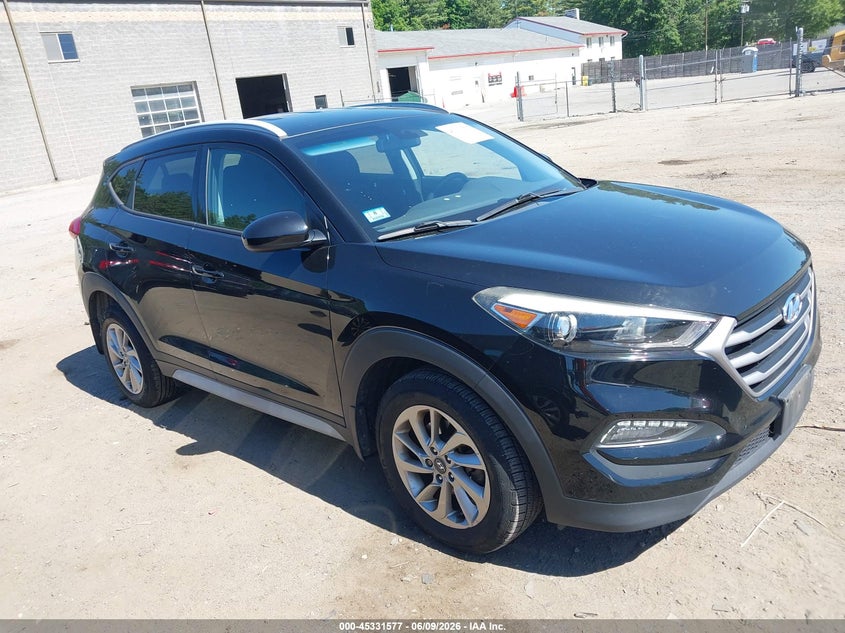 2018 Hyundai Tucson VIN KM8J3CA43JU625318 IAAI salvage auction — REAR END, Salvage Title, sold $2,450 on 2026-07-10 (photo 1)