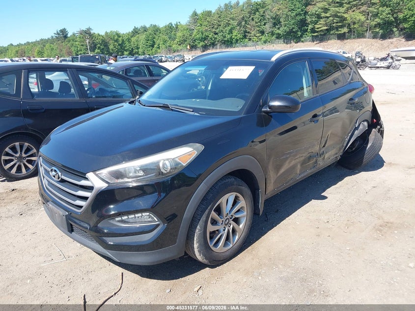 2018 Hyundai Tucson VIN KM8J3CA43JU625318 IAAI salvage auction — REAR END, Salvage Title, sold $2,450 on 2026-07-10 (photo 2)