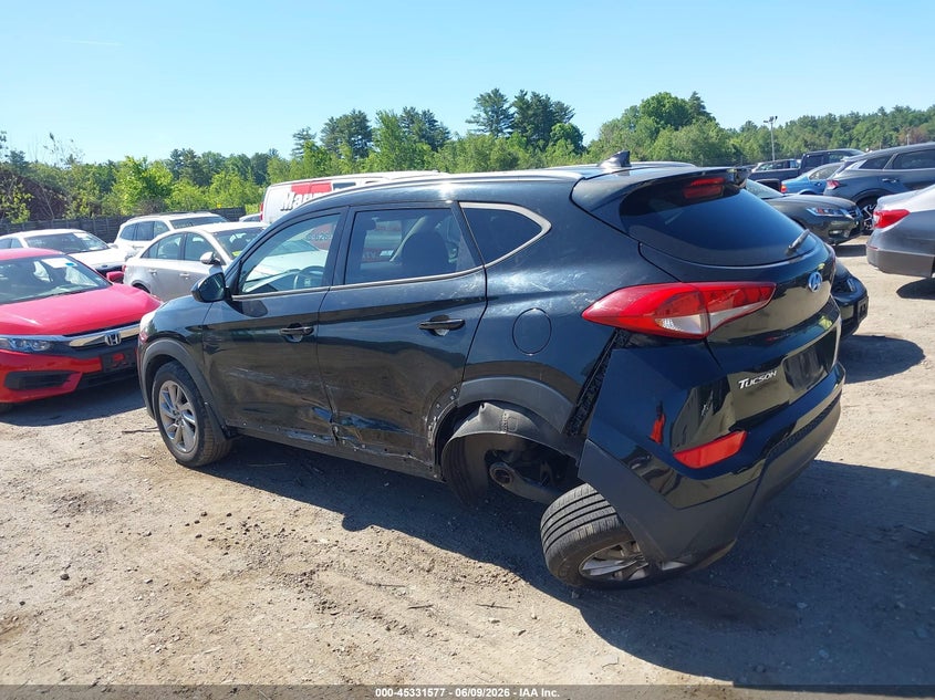 2018 Hyundai Tucson VIN KM8J3CA43JU625318 IAAI salvage auction — REAR END, Salvage Title, sold $2,450 on 2026-07-10 (photo 3)