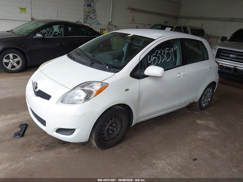 2010 Toyota Yaris VIN JTDKT4K39A5318220 IAAI salvage auction — NORMAL WEAR, Clear (Minnesota), sold $1,150 on 2026-07-08 (photo 2)