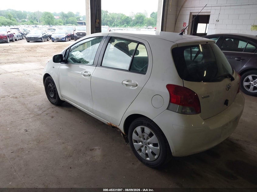 2010 Toyota Yaris VIN JTDKT4K39A5318220 IAAI salvage auction — NORMAL WEAR, Clear (Minnesota), sold $1,150 on 2026-07-08 (photo 3)