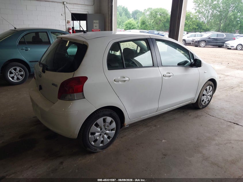 2010 Toyota Yaris VIN JTDKT4K39A5318220 IAAI salvage auction — NORMAL WEAR, Clear (Minnesota), sold $1,150 on 2026-07-08 (photo 4)