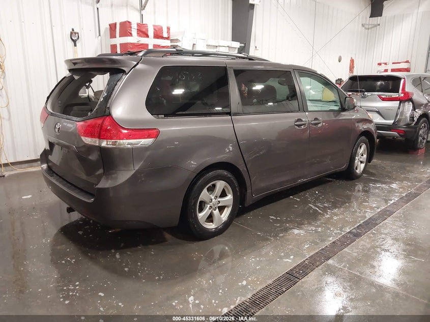 2013 Toyota Sienna VIN 5TDKK3DC1DS300240 IAAI salvage auction — LEFT & RIGHT, Certificate Of Title (Nebraska), sold $25 on 2026-07-23 (photo 4)