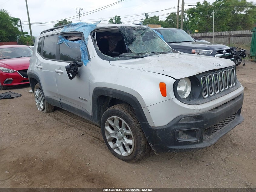 2016 Jeep Renegade VIN ZACCJBBT0GPE38096 IAAI salvage auction — ALL OVER, Salvage Title, sold $325 on 2026-08-06 (photo 1)