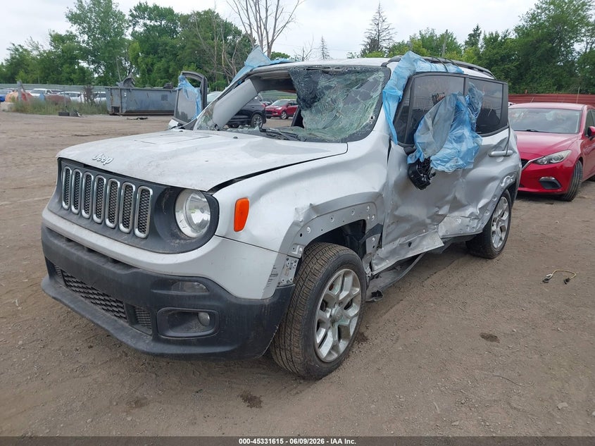 2016 Jeep Renegade VIN ZACCJBBT0GPE38096 IAAI salvage auction — ALL OVER, Salvage Title, sold $325 on 2026-08-06 (photo 2)