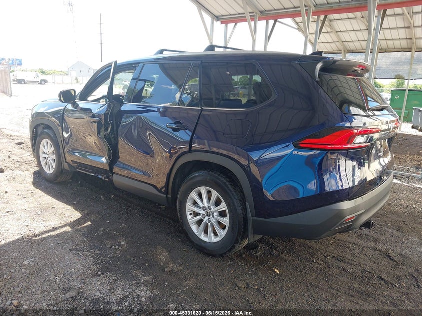2024 Toyota Highlander VIN 5TDAAAB58RS019535 IAAI salvage auction — LEFT FRONT, Salvage (Pennsylvania), sold $26,400 on 2026-07-13 (photo 3)