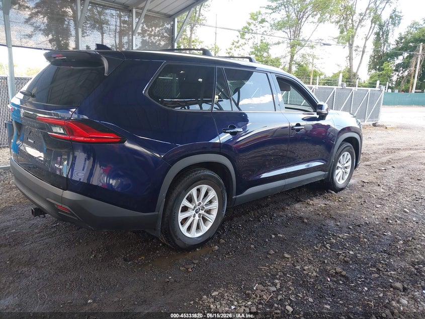2024 Toyota Highlander VIN 5TDAAAB58RS019535 IAAI salvage auction — LEFT FRONT, Salvage (Pennsylvania), sold $26,400 on 2026-07-13 (photo 4)