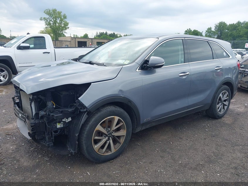 2020 Kia Sorento VIN 5XYPGDA51LG663801 IAAI salvage auction — FRONT END, Wait Title, sold $2,050 on 2026-07-30 (photo 2)