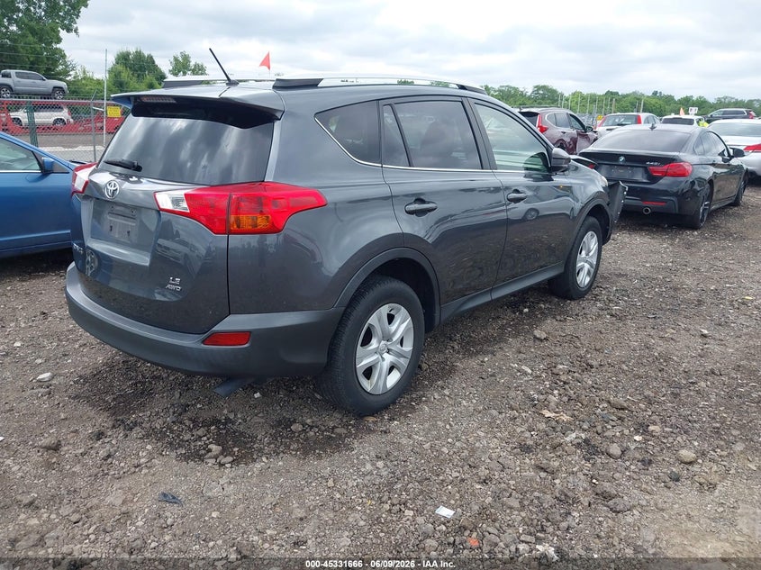 2015 Toyota Rav 4 VIN JTMBFREV9FD172559 IAAI salvage auction — FRONT END, Salvage Title, sold $5,075 on 2026-08-01 (photo 4)
