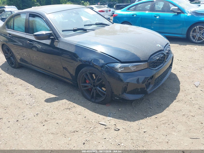 2024 BMW 3er VIN 3MW49FF01R8E07570 IAAI salvage auction — Front End, Salvage, sold $23,250 on 2026-08-25 (photo 1)