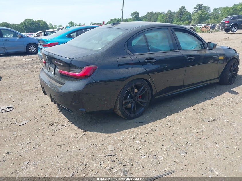 2024 BMW 3er VIN 3MW49FF01R8E07570 IAAI salvage auction — Front End, Salvage, sold $23,250 on 2026-08-25 (photo 4)