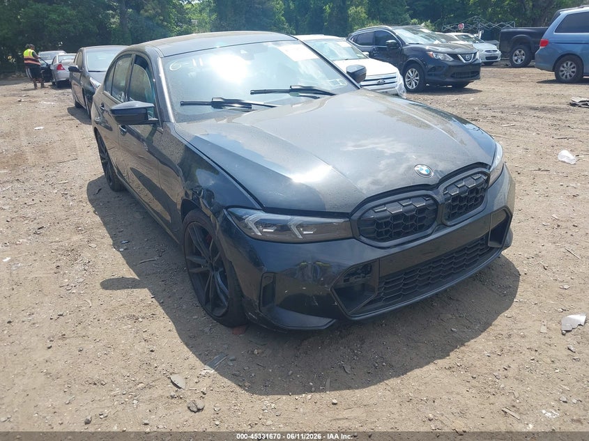 2024 BMW 3er VIN 3MW49FF01R8E07570 IAAI salvage auction — Front End, Salvage, sold $23,250 on 2026-08-25 (photo 6)
