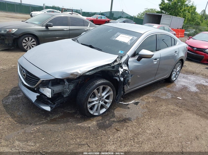 2014 Mazda 6 VIN JM1GJ1T69E1159019 IAAI salvage auction — LEFT SIDE, Salvage Title, sold $400 on 2026-07-13 (photo 2)