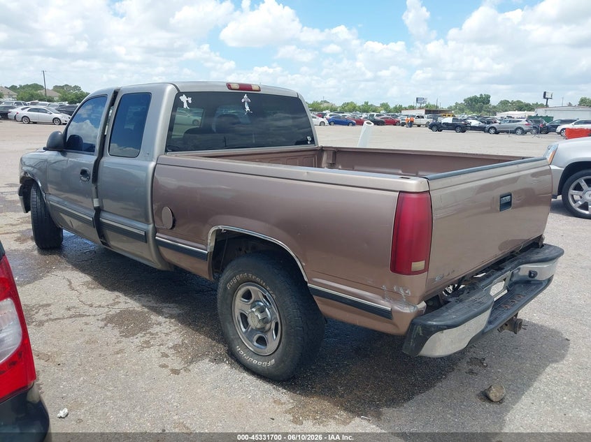 2000 Chevrolet Silverado 1500 VIN 2GCEC19V9Y1249737 IAAI salvage auction — FRONT END, Original (Texas), sold $225 on 2026-07-20 (photo 3)