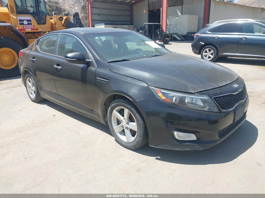 2015 Kia Optima VIN KNAGM4A79F5662867 IAAI salvage auction — NORMAL WEAR, Clear - Dealer Only (California), sold $500 on 2026-07-07 (photo 1)