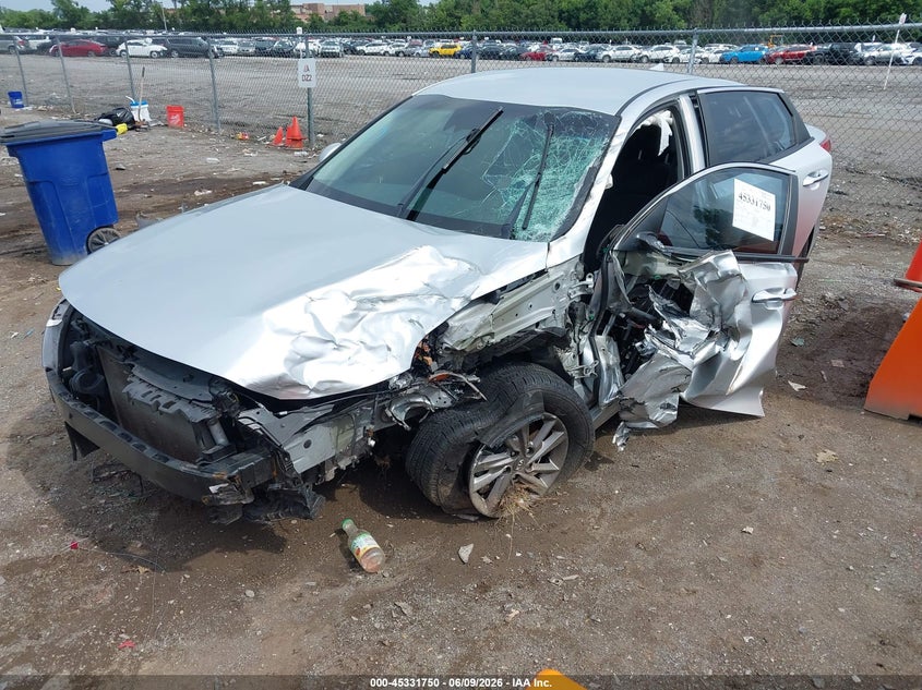 2020 Kia Optima VIN 5XXGT4L32LG444714 IAAI salvage auction — LEFT FRONT, Salvage Title, sold $500 on 2026-07-16 (photo 2)