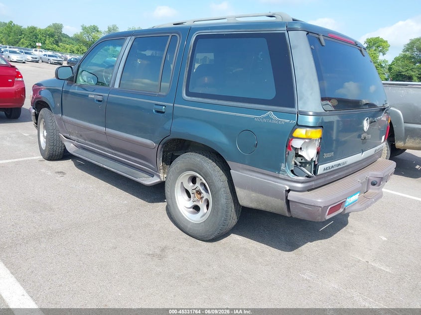 1997 Mercury Mountaineer VIN 4M2DU52P5VUJ36468 IAAI salvage auction — LEFT FRONT, Clear (Tennessee), sold $225 on 2026-07-07 (photo 3)