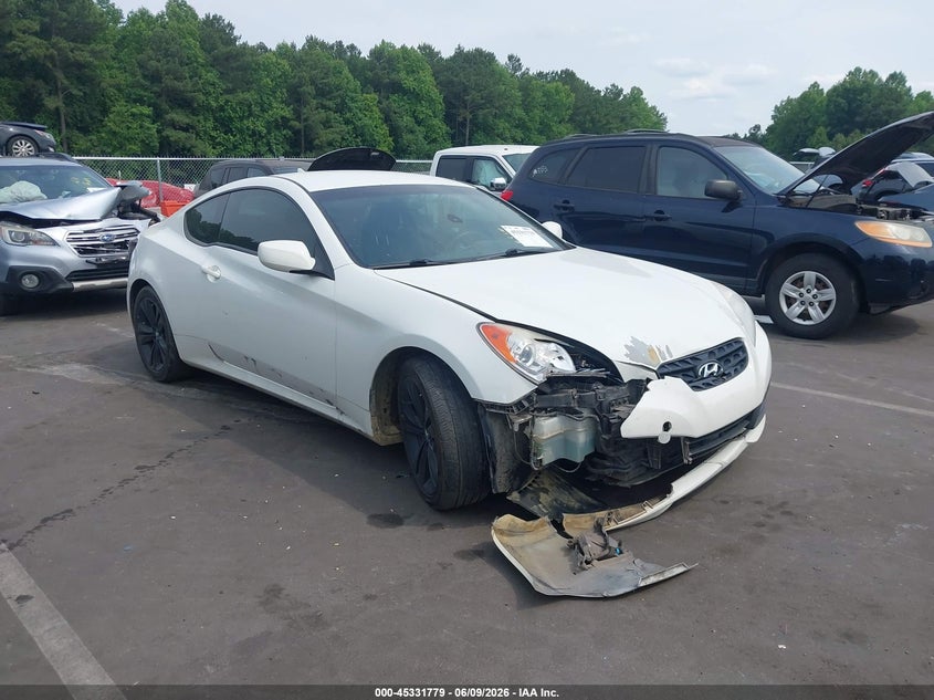 2012 Hyundai Genesis VIN KMHHT6KD2CU067737 IAAI salvage auction — FRONT END, Salvage Title, sold $525 on 2026-07-08 (photo 1)