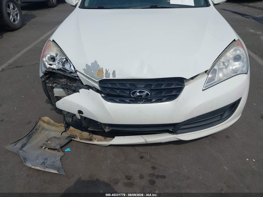 2012 Hyundai Genesis VIN KMHHT6KD2CU067737 IAAI salvage auction — FRONT END, Salvage Title, sold $525 on 2026-07-08 (photo 6)