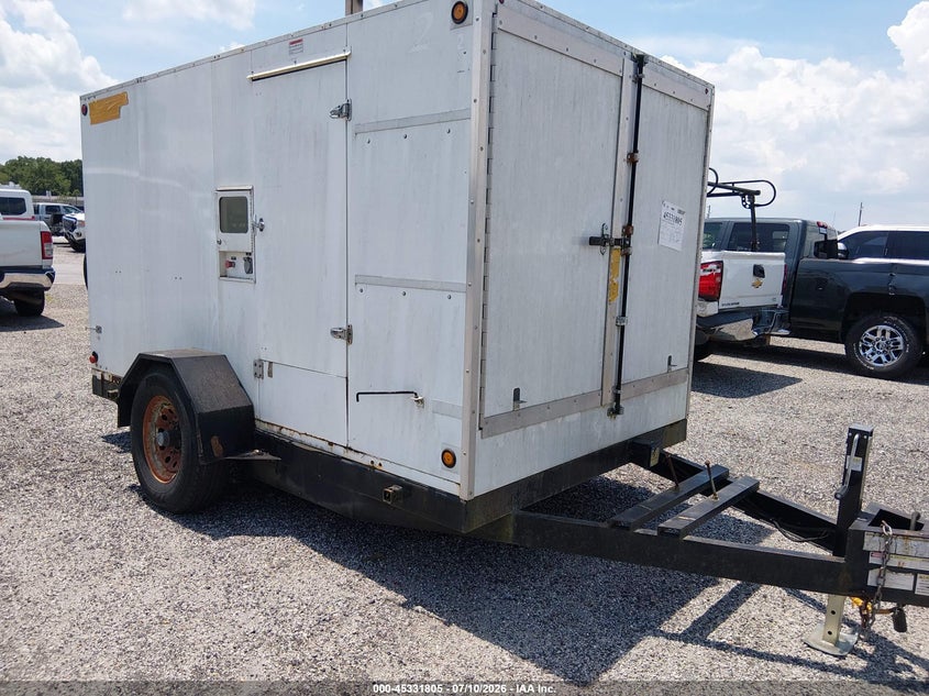 2010 Trl enterprises Temp air VIN 4T9BE1615AM006007 IAAI salvage auction — NORMAL WEAR, Clear (North Carolina), sold $100 on 2026-07-29 (photo 1)