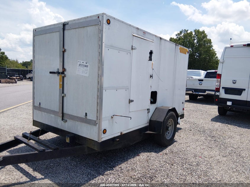 2010 Trl enterprises Temp air VIN 4T9BE1615AM006007 IAAI salvage auction — NORMAL WEAR, Clear (North Carolina), sold $100 on 2026-07-29 (photo 2)