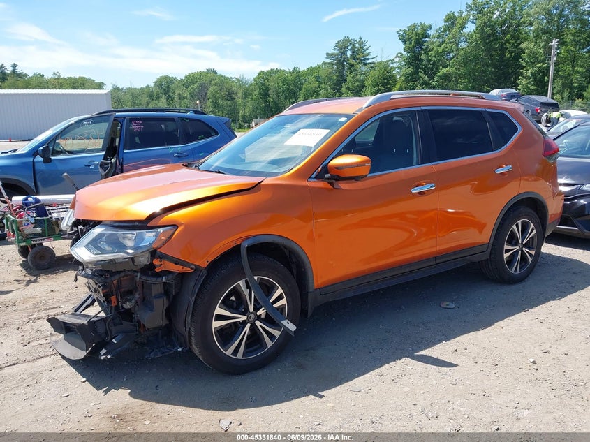 2019 Nissan Rogue VIN JN8AT2MV6KW370659 IAAI salvage auction — FRONT END, Salvage Title, sold $425 on 2026-07-10 (photo 2)