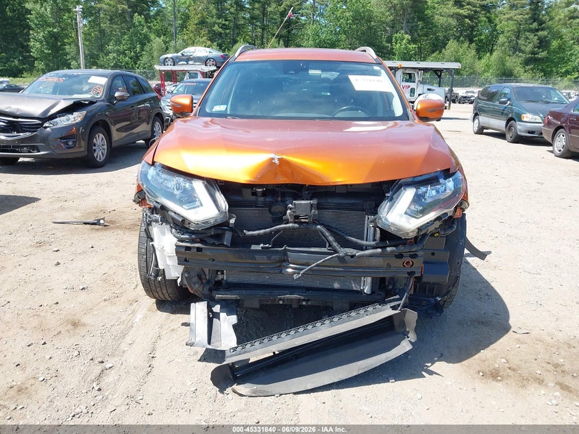 2019 Nissan Rogue VIN JN8AT2MV6KW370659 IAAI salvage auction — FRONT END, Salvage Title, sold $425 on 2026-07-10 (photo 6)
