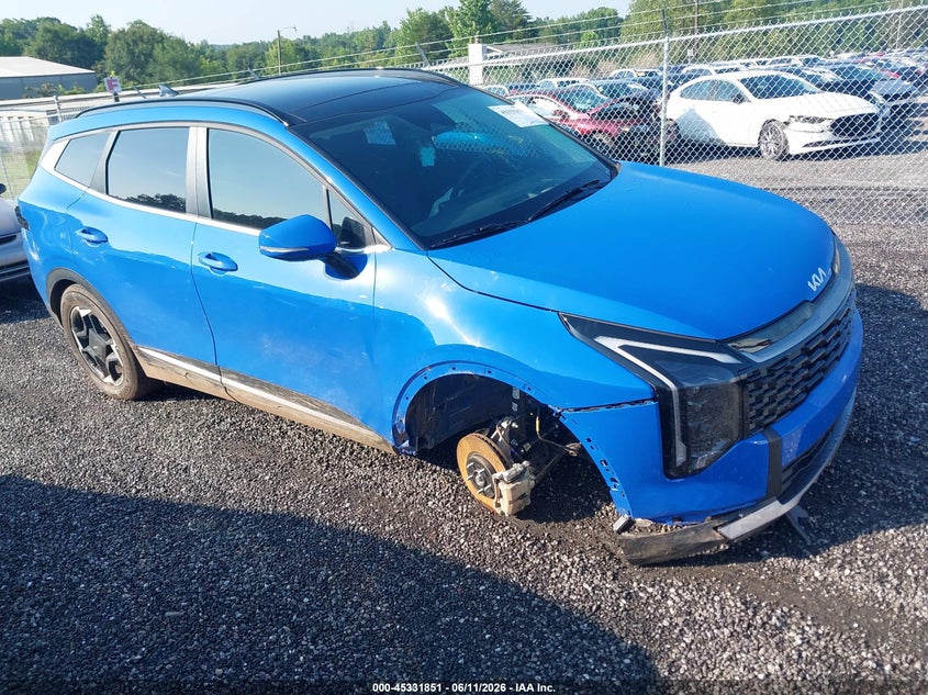 2026 Kia Sportage VIN 5XYK33DF3TG389750 IAAI salvage auction — RIGHT FRONT, Clear (South Carolina), sold $12,100 on 2026-07-15 (photo 1)