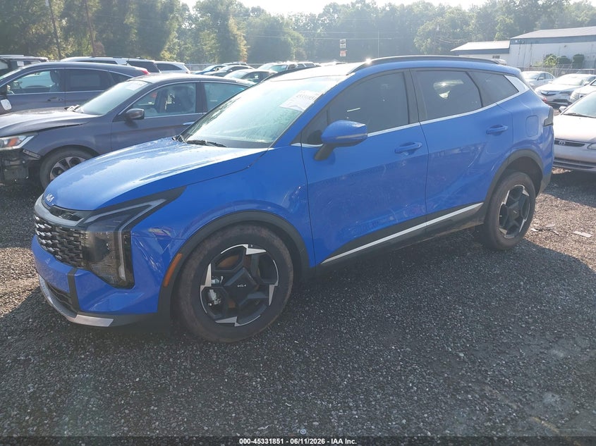 2026 Kia Sportage VIN 5XYK33DF3TG389750 IAAI salvage auction — RIGHT FRONT, Clear (South Carolina), sold $12,100 on 2026-07-15 (photo 2)