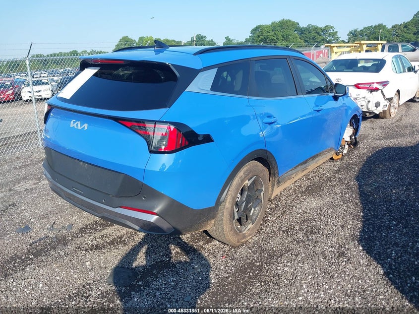2026 Kia Sportage VIN 5XYK33DF3TG389750 IAAI salvage auction — RIGHT FRONT, Clear (South Carolina), sold $12,100 on 2026-07-15 (photo 4)