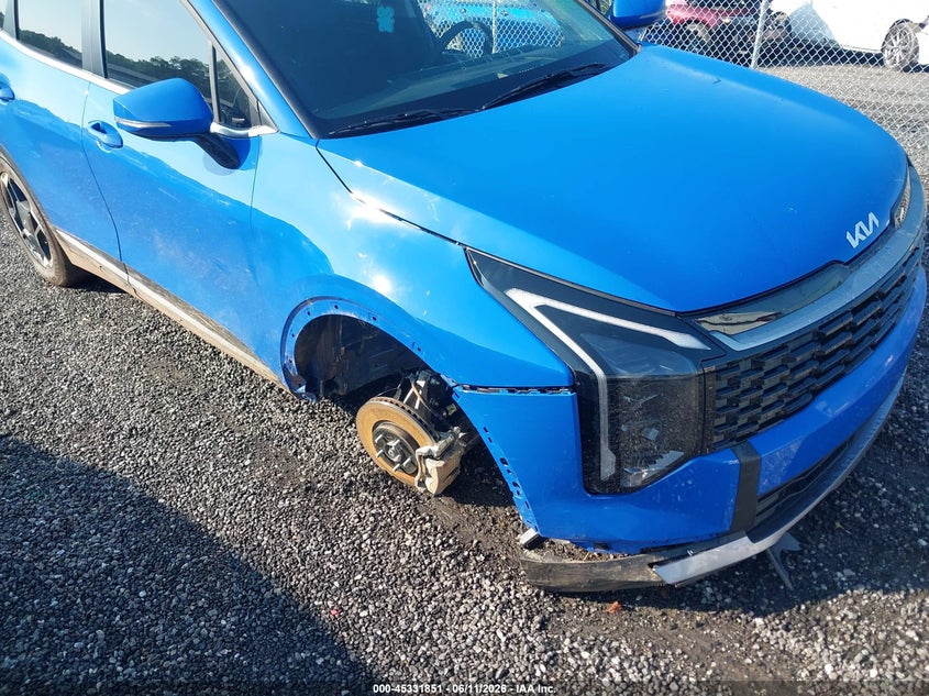 2026 Kia Sportage VIN 5XYK33DF3TG389750 IAAI salvage auction — RIGHT FRONT, Clear (South Carolina), sold $12,100 on 2026-07-15 (photo 6)