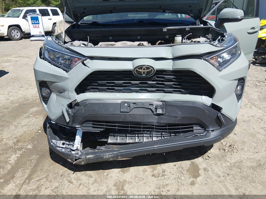 2019 Toyota Rav 4 VIN JTMP1RFV5KD033672 IAAI salvage auction — FRONT END, Salvage Title, sold $9,300 on 2026-07-26 (photo 6)