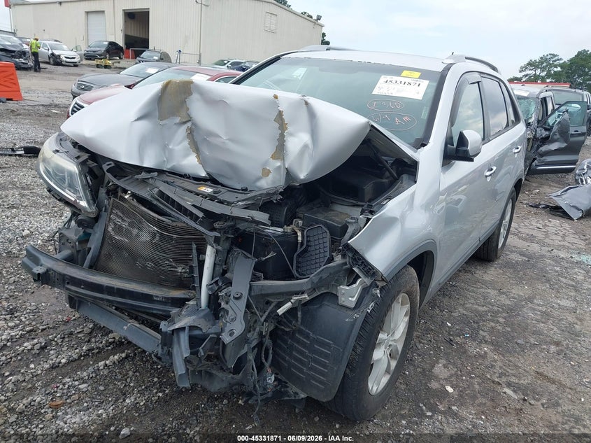 2015 Kia Sorento VIN 5XYKT3A63FG552521 IAAI salvage auction — FRONT END, Salvage Title, sold $450 on 2026-07-15 (photo 6)