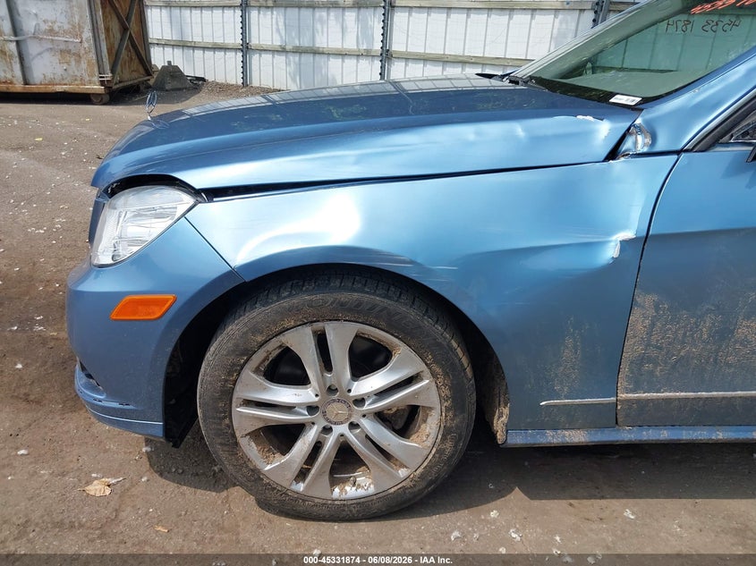 2010 Mercedes-benz E-class VIN WDDHF8HB6AA098457 IAAI salvage auction — SIDE, Clear (Michigan), sold $1,850 on 2026-07-20 (photo 6)