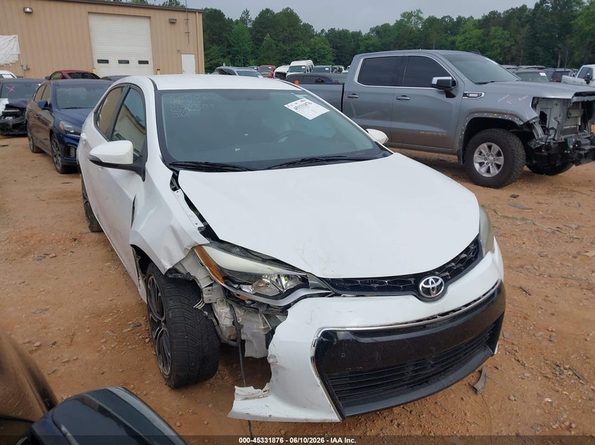 2015 Toyota Corolla VIN 5YFBURHE0FP237751 IAAI salvage auction — RIGHT FRONT, Salvage (North Carolina), sold $25 on 2026-07-30 (photo 1)