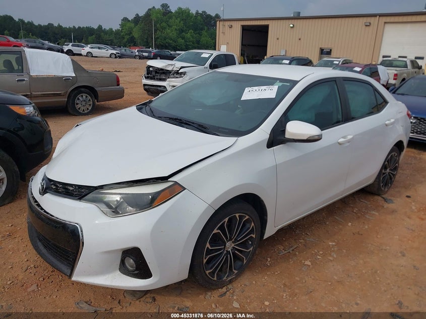 2015 Toyota Corolla VIN 5YFBURHE0FP237751 IAAI salvage auction — RIGHT FRONT, Salvage (North Carolina), sold $25 on 2026-07-30 (photo 2)