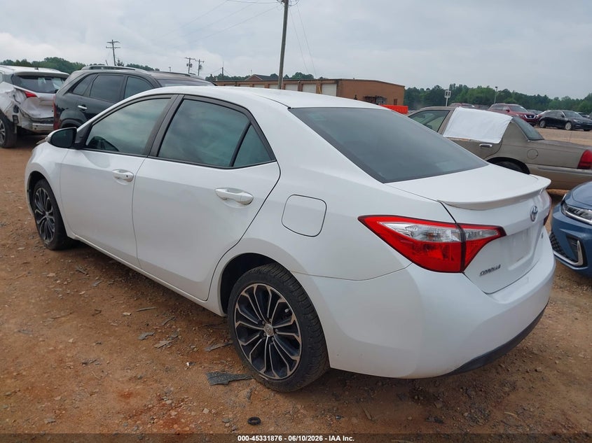2015 Toyota Corolla VIN 5YFBURHE0FP237751 IAAI salvage auction — RIGHT FRONT, Salvage (North Carolina), sold $25 on 2026-07-30 (photo 3)