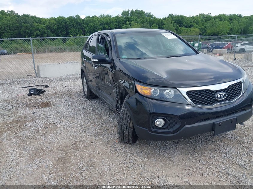 2013 Kia Sorento VIN 5XYKT4A16DG418707 IAAI salvage auction — RIGHT FRONT, Salvage Title, sold $400 on 2026-07-12 (photo 6)