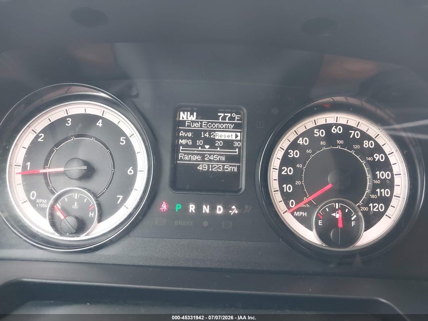 2018 Ram 1500 VIN 3C6JR6DGXJG321486 IAAI salvage auction — NORMAL WEAR, Sf97 (Maryland), sold $10,875 on 2026-08-18 (photo 7)