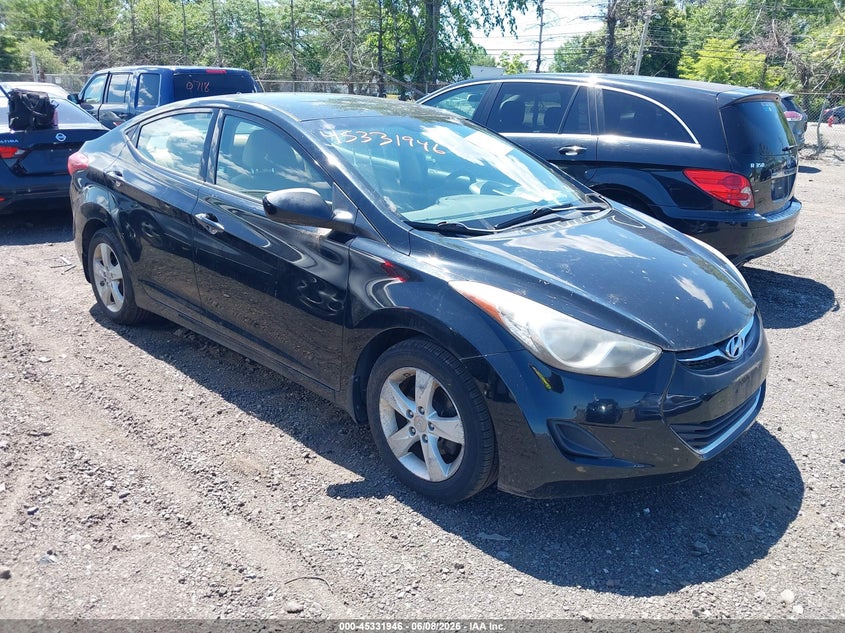 2013 Hyundai Elantra VIN KMHDH4AE1DU905949 IAAI salvage auction — NORMAL WEAR, Clear (New Jersey), sold $1,200 on 2026-07-13 (photo 1)
