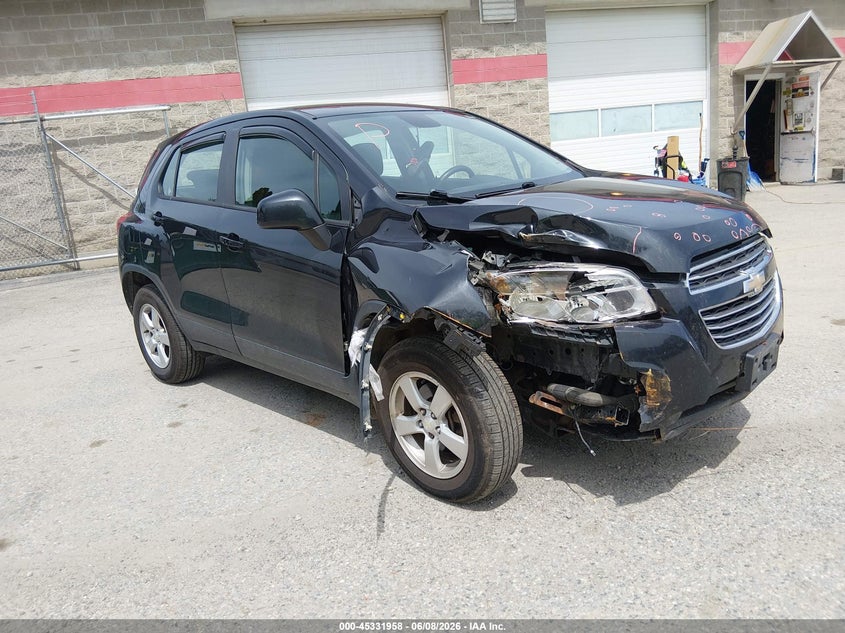 2015 Chevrolet Trax VIN KL7CJPSB2FB263876 IAAI salvage auction — FRONT END, Salvage (Maine), sold $325 on 2026-07-27 (photo 1)