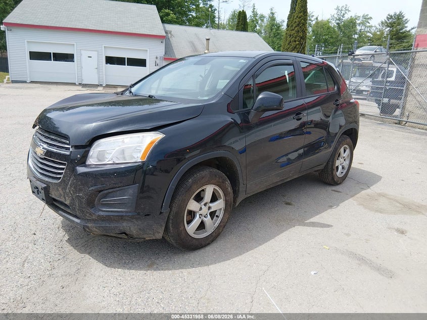 2015 Chevrolet Trax VIN KL7CJPSB2FB263876 IAAI salvage auction — FRONT END, Salvage (Maine), sold $325 on 2026-07-27 (photo 2)