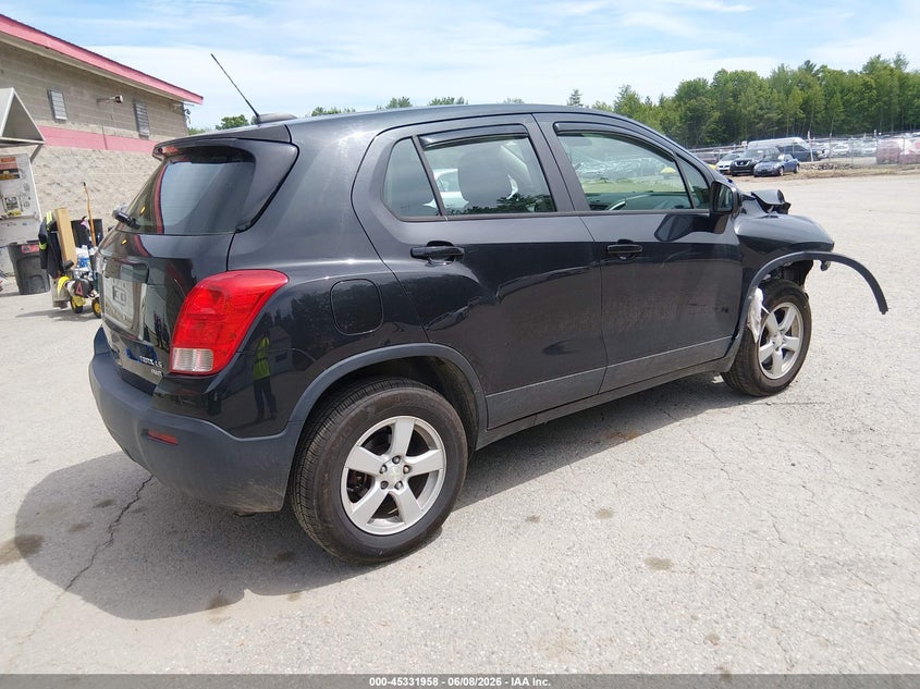 2015 Chevrolet Trax VIN KL7CJPSB2FB263876 IAAI salvage auction — FRONT END, Salvage (Maine), sold $325 on 2026-07-27 (photo 4)