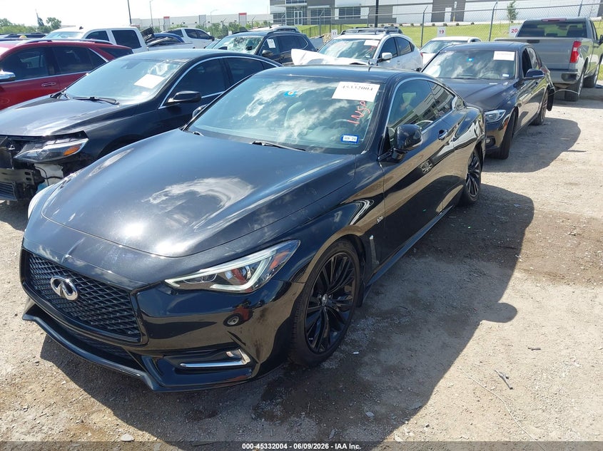 2017 Infiniti Q60 VIN JN1EV7EK4HM360308 IAAI salvage auction — LEFT REAR, Salvage Title, sold $7,350 on 2026-07-14 (photo 2)