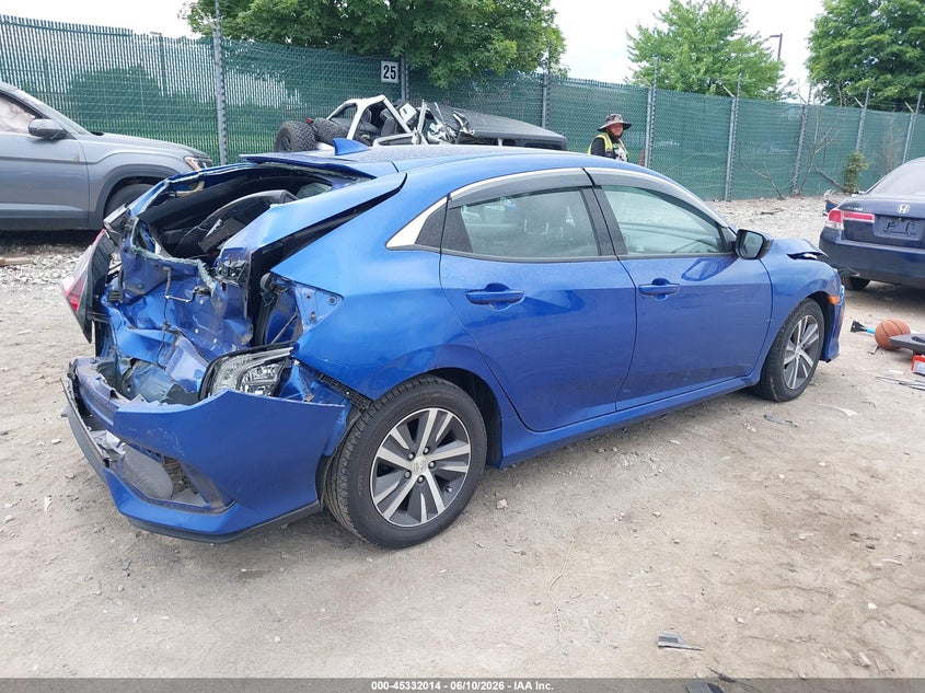 2020 Honda Civic VIN SHHFK7H38LU405734 IAAI salvage auction — REAR END, Salvage (Pennsylvania), sold $2,450 on 2026-07-31 (photo 4)