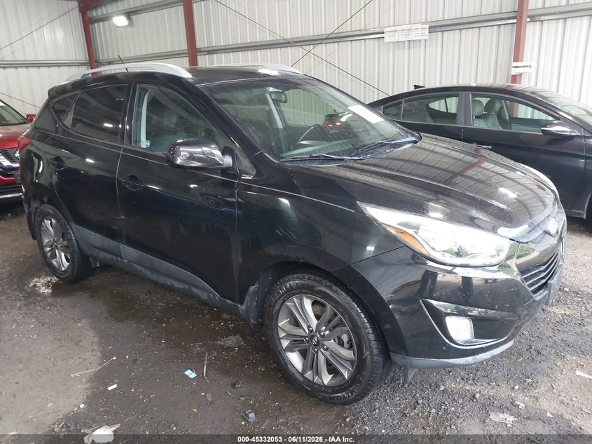 2014 Hyundai Tucson VIN KM8JU3AG8EU871987 IAAI salvage auction — MECHANICAL, Clear (Virginia), sold $1,450 on 2026-07-23 (photo 1)