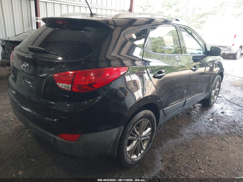 2014 Hyundai Tucson VIN KM8JU3AG8EU871987 IAAI salvage auction — MECHANICAL, Clear (Virginia), sold $1,450 on 2026-07-23 (photo 4)