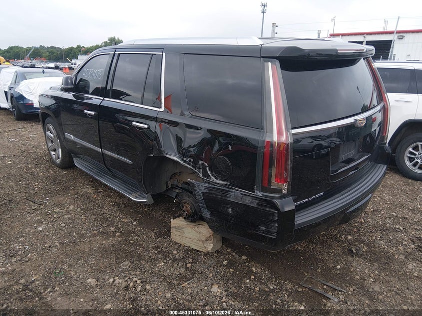 2017 Cadillac Escalade VIN 1GYS4BKJ3HR362517 IAAI salvage auction — LEFT SIDE, Salvage (Ohio), sold $7,900 on 2026-07-29 (photo 3)
