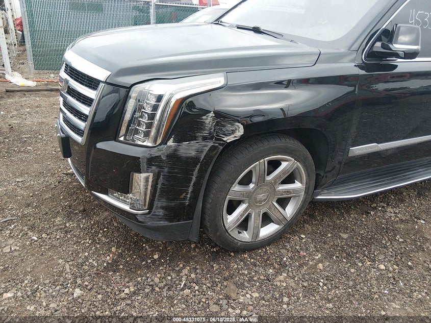 2017 Cadillac Escalade VIN 1GYS4BKJ3HR362517 IAAI salvage auction — LEFT SIDE, Salvage (Ohio), sold $7,900 on 2026-07-29 (photo 6)